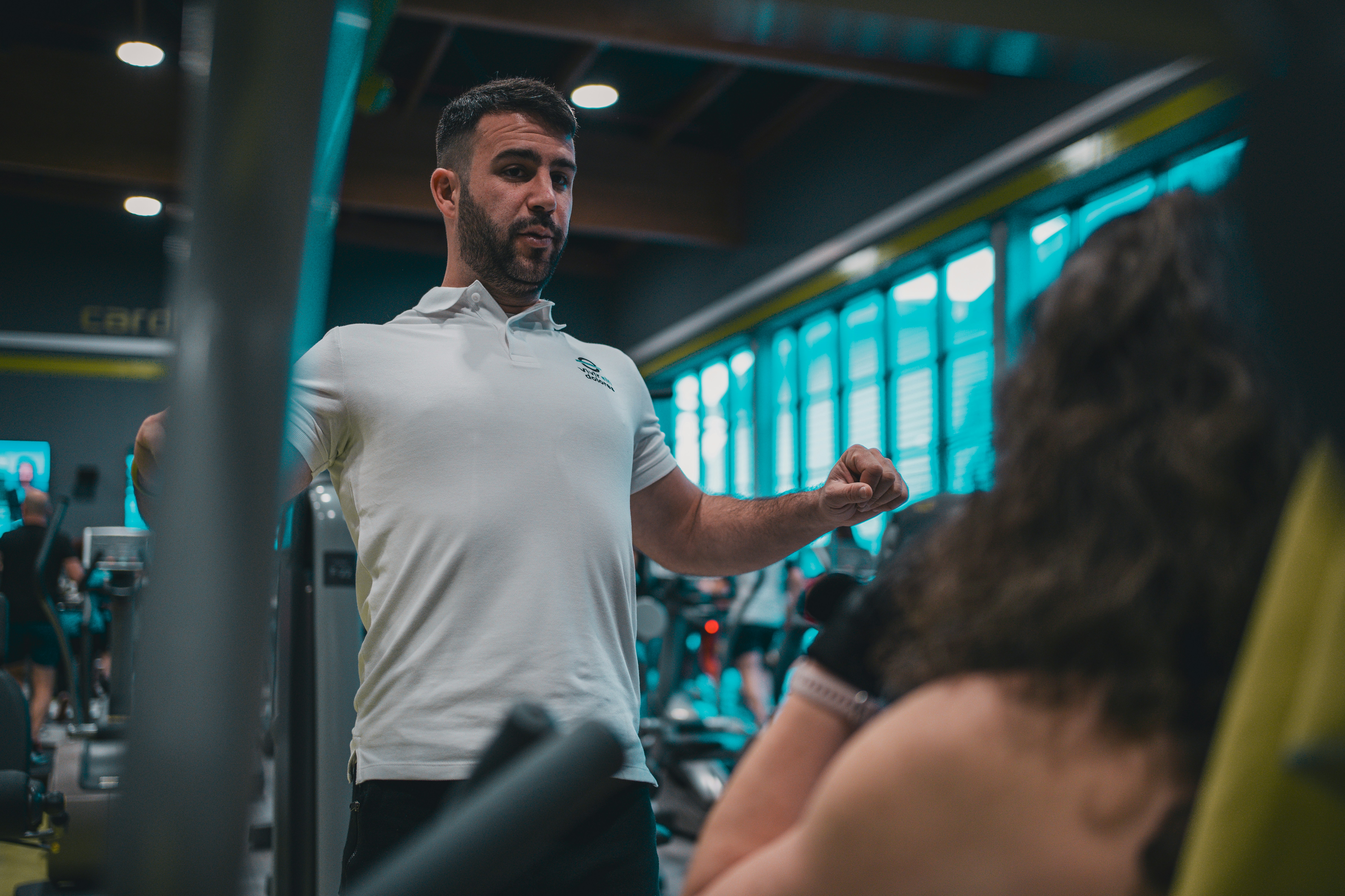 Gym coach portrait