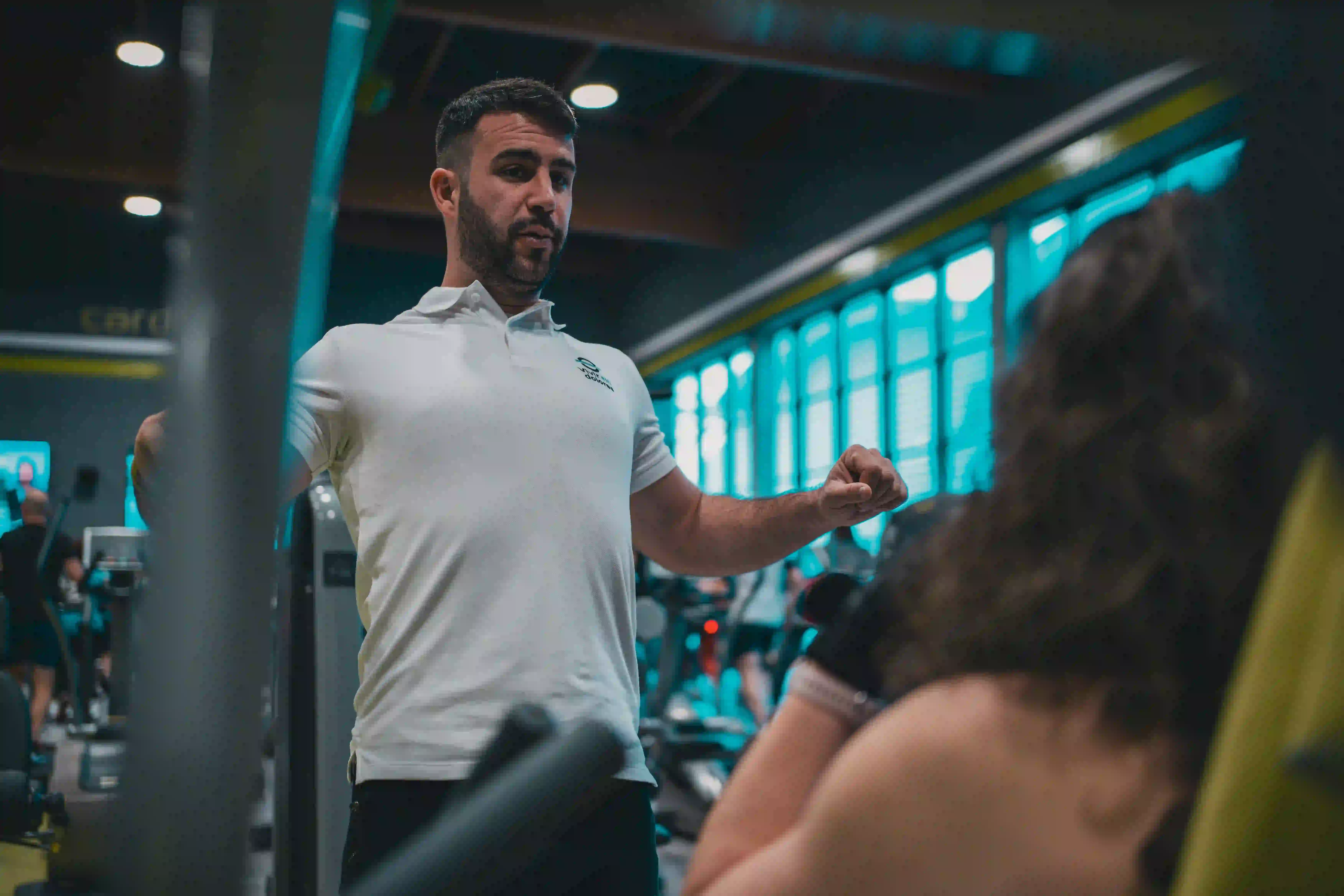 Gym coach portrait